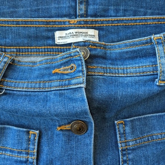 Zara woman denim skirt - Picture 3 of 5